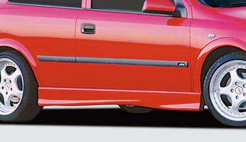 Rieger side skirt | Astra G - 3-drs., Sedan, Hatchback | r s, Verzenden, Nieuw, Opel