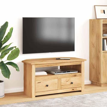 vidaXL Tv-hoekkast Panama Range 93x49x49 cm massief, Minder dan 50 cm, Verzenden, Nieuw, Minder dan 100 cm