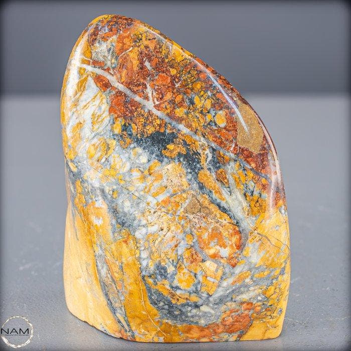 Zeldzamer Picture Jasper uit Indonesië – Kleurrijke pracht, Verzamelen, Mineralen en Fossielen