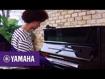 Yamaha C6X SH3 PE messing silent vleugel (zwart hoogglans), Nieuw, Zwart, Vleugel