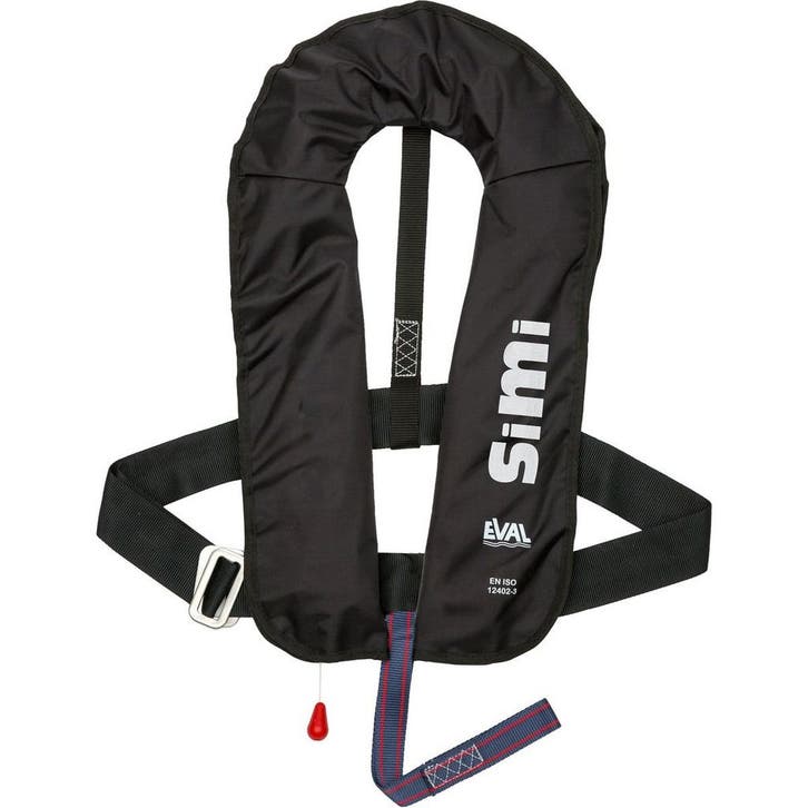 Eval Simi Automatisch Reddingsvest 160N met Rvs Gesp Zwart, Watersport en Boten, Watersportkleding, Ophalen of Verzenden