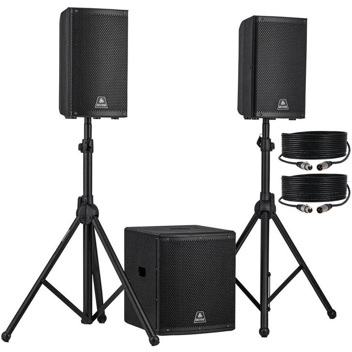 Devine Onyx 10A (2x) + 12SA set, Audio, Tv en Foto, Luidsprekers, Verzenden