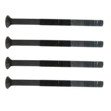 Set van 4 bouten M6x110 mm messing antiek brons, Verzenden, Nieuw