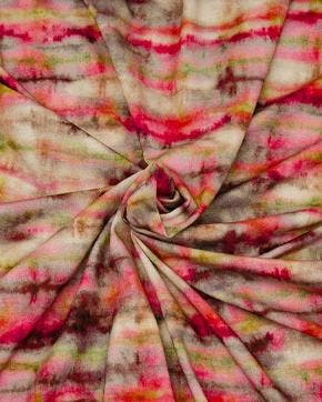 Viscose Stretch Tie Dye Strepen, Nieuw, Overige kleuren