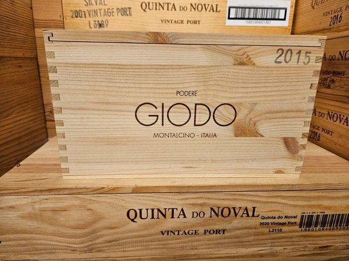 2015 Giodo - Brunello di Montalcino - 6 Flessen (0.75 liter), Verzamelen, Wijnen