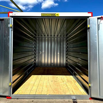 Verhuurbox 3m opslagcontainer 15m3 6m2 huren
