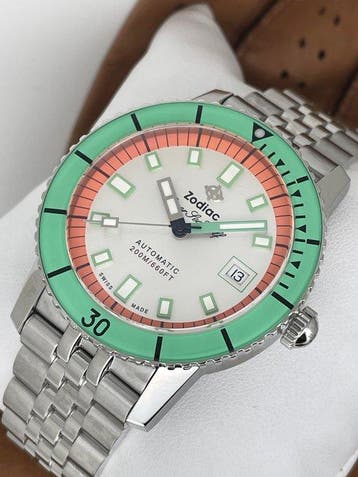 Zodiac - Super Sea Wolf Compression Diver Automatic - ZO9304, Nieuw