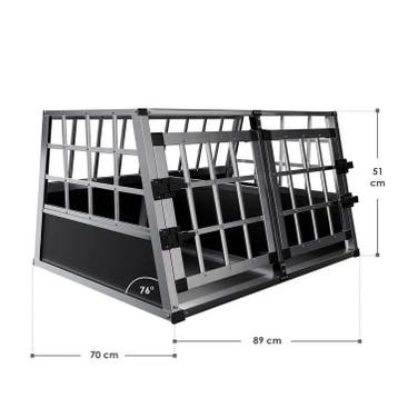Hondentransportbox aluminium- L/X, Verzenden, Nieuw