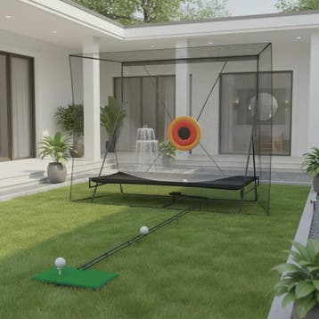 Stevig Golf Oefennet 3.6m x 2.7m met Bal Retour & Draagtas -, Sport en Fitness, Golf, Verzenden, Nieuw