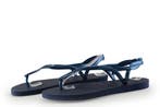 Havaianas Slippers Meisjes in maat 35 Blauw, Verzenden, Jongen of Meisje, Schoenen, Zo goed als nieuw