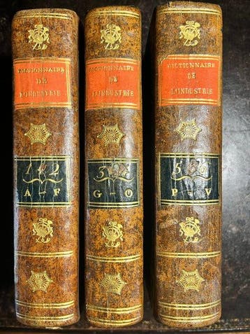 Société de Gens de Lettres - Dictionnaire de lIndustrie, ou