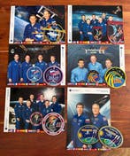 ISS Expedition Crew Photo Collection with Original Mission
