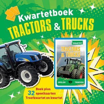 KWARTETBOEK : TRACTORS & TRUCKS - BOEK + 9789461882561, Verzenden, Zo goed als nieuw
