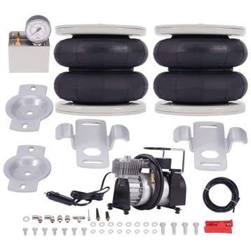 2x achter Luchtvering + 12V Compressor Kit geschikt voor..., Verzenden, Nieuw, Peugeot