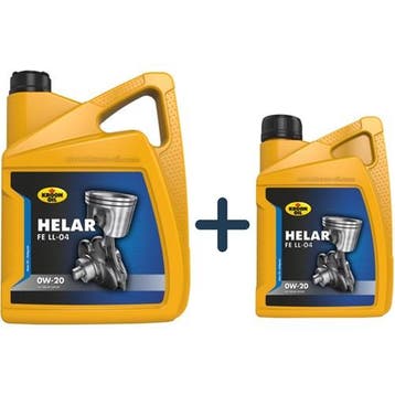 Kroon Olie Aanbieding: Helar Fe 0W20 Ll-04 6L = 5L + 1L, Verzenden, Nieuw