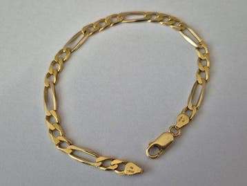 Armband - 18 karaat Geel goud - 18K met 14K sluiting, Nieuw