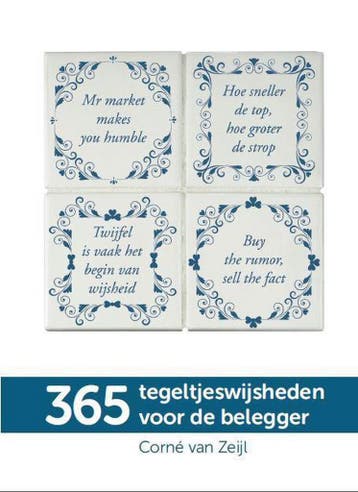 365 tegeltjeswijsheden voor de belegger - Corne van Zeijl, Verzenden, Zo goed als nieuw, Corne van Zeijl
