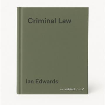 Criminal Law - Ian Edwards 9780198902614, Boeken, Verzenden, Gelezen, Ian Edwards