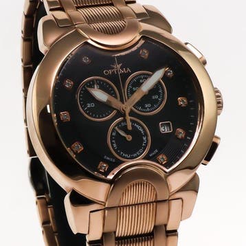 Optima - Swiss Chronograph - OSC233-RR-8 - Zonder, Nieuw