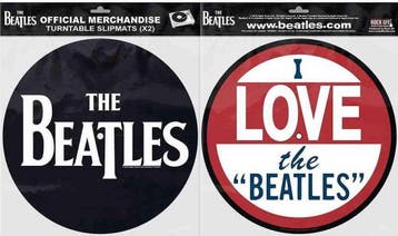 The Beatles - Drop T Logo & I Lover platenspeler Slipmat, Ophalen of Verzenden, Nieuw, Gebruiksvoorwerp