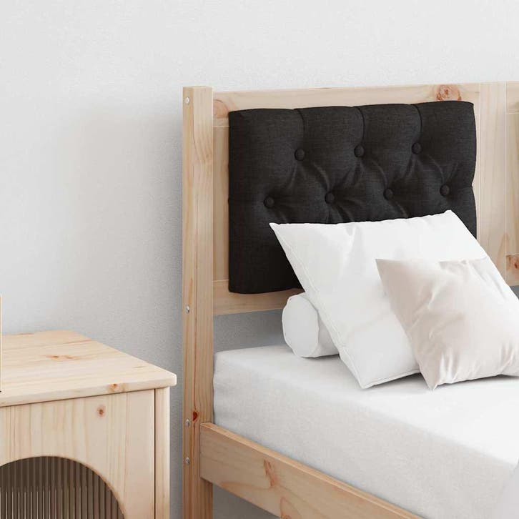 vidaXL Hoofdbord Anders Bruin en zwart 135 cm Massief, Huis en Inrichting, Slaapkamer | Bedden, Bruin, Nieuw, Hout, Verzenden