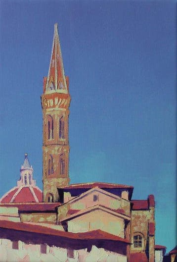 Rezo Iverielli (1981) - Torre di Firenze – Studio en plein