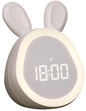 Eco Toys Wit Konijn Kinderwekker, Verzenden, Nieuw