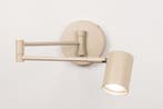 Rietveld Wandlampen - Beige, Zand - Metaal, Huis en Inrichting, Lampen | Wandlampen, Verzenden, Nieuw