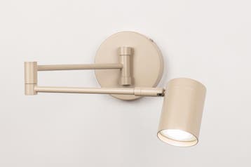 Rietveld Wandlampen - Beige, Zand - Metaal, Verzenden, Nieuw