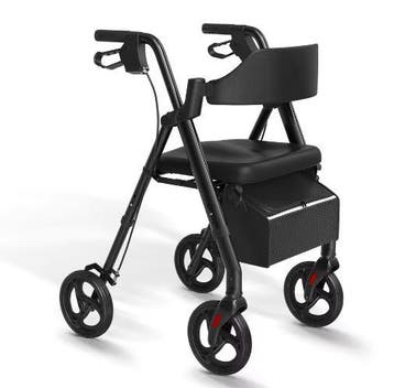 Rollator Walker met Zitfunctie en Grote Wielen, Opvouwbaar, Verzenden, Nieuw