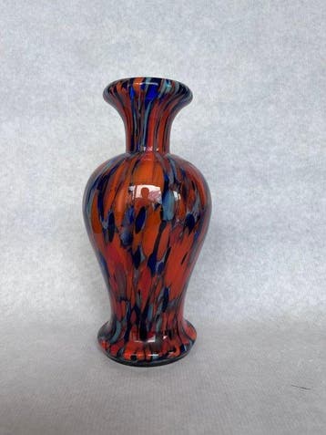 Kralik - boheems glas Art Deco - Vaas - Bloemenvaas -