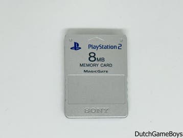 Playstation 2 / PS2 - Memory Card - 8 MB - Original - Silver, Verzenden, Gebruikt