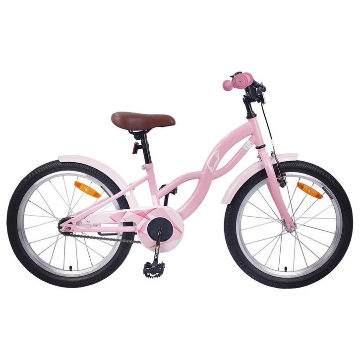 vidaXL Kinderfiets 18 Inch voor 5-7 jaar Lichtroze, Fietsen en Brommers, Fietsen | Racefietsen, Nieuw, Verzenden