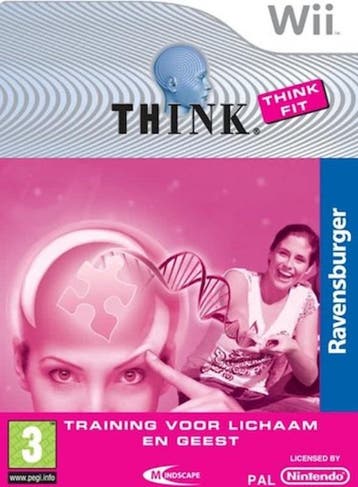 Think Fit Train je Brein (Wii Games), Ophalen of Verzenden, Zo goed als nieuw