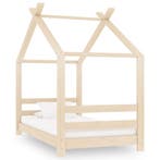 vidaXL Kinderbedframe massief grenenhout 70x140 cm, Verzenden, Nieuw
