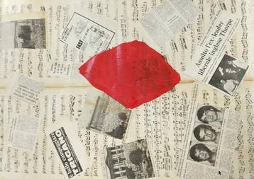 Arturo Carmassi (1925-2015) - Collage, Antiek en Kunst