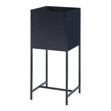 [en.casa] Plantenstandaard Porsgrunn 70x30x30 cm zwart, Verzenden, Nieuw