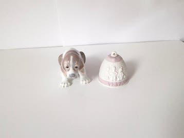 Lladró - Figuur - Figura de perro y campana Lladró 1987 (2)