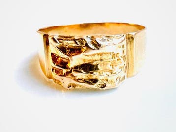 Zonder minimumprijs - Ring - 18 karaat Geel goud, Sieraden, Tassen en Uiterlijk, Nieuw