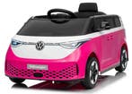Kinderauto Roze, Volkswagen iD BUZZZ, 12V, RC,  met garantie, Verzenden, Nieuw