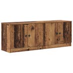 vidaXL Bed kast 2 pcs Oud hout 66 x 35 x 48 cm Geconstrueerd, Huis en Inrichting, Verzenden, Nieuw, Bruin, Hout
