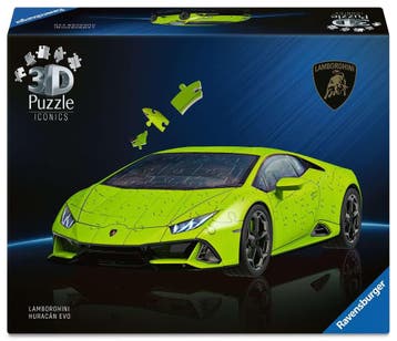 Iconics 3D Puzzel - Lamborghini Huracán EVO (108 stukjes) |, Verzenden, Nieuw