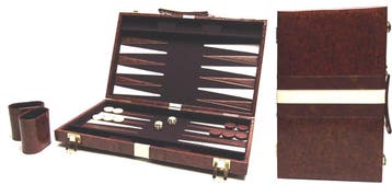 HOT Games backgammon koffer bruin v van €57,99 voor €52,19, Ophalen of Verzenden, Nieuw
