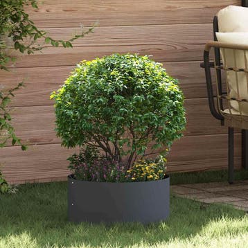 vidaXL Plantenring 5 st Antraciet 40 x 40 x 20 cm, Minder dan 30 cm, Verzenden, Minder dan 60 cm, Nieuw