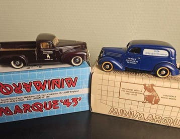 MiniMarque43 1:43 - Modelauto (2) - Ford V8 1936 Sedan, Nieuw