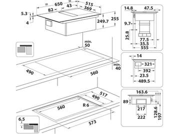 Bauknecht BVH 2065B F KIT - Inductiekookplaat -, Verzenden, Zo goed als nieuw