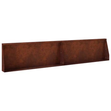 vidaXL Keerwand 2 st 100 x 12 x 30 cm weervast staal, Verzenden, Nieuw