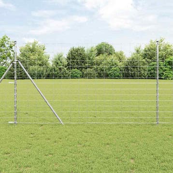 vidaXL Wilde Hek Warm Verzinkt 1000 x 140 x 0.18 cm IJzer, Tuin en Terras, Verzenden, Nieuw, IJzer
