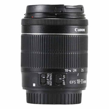 Canon EF-S 18-55mm f/3.5-5.6 IS STM met garantie, Audio, Tv en Foto, Ophalen of Verzenden, Gebruikt