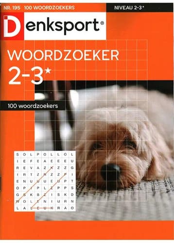 Denksport Woordzoeker 100 Woordzoekers - 195 2025, Verzenden, Nieuw, Sport en Vrije tijd